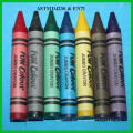 12 Colors Wax Crayon with Box Set